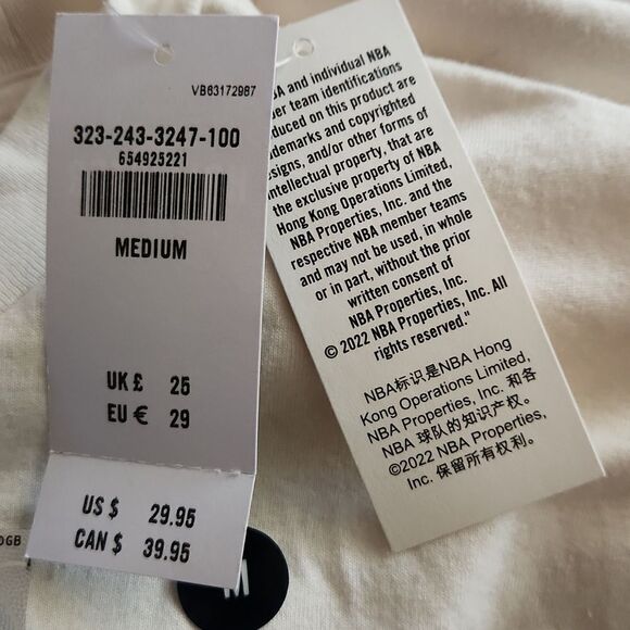 Hollister crop short sleeve tshirt men's medium LA Lakers NBA Champions NWT - Picture 6 of 7